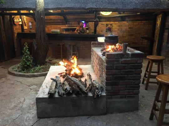 GETTING READY FOR A BRAAI  - HAMBURG CHALETS